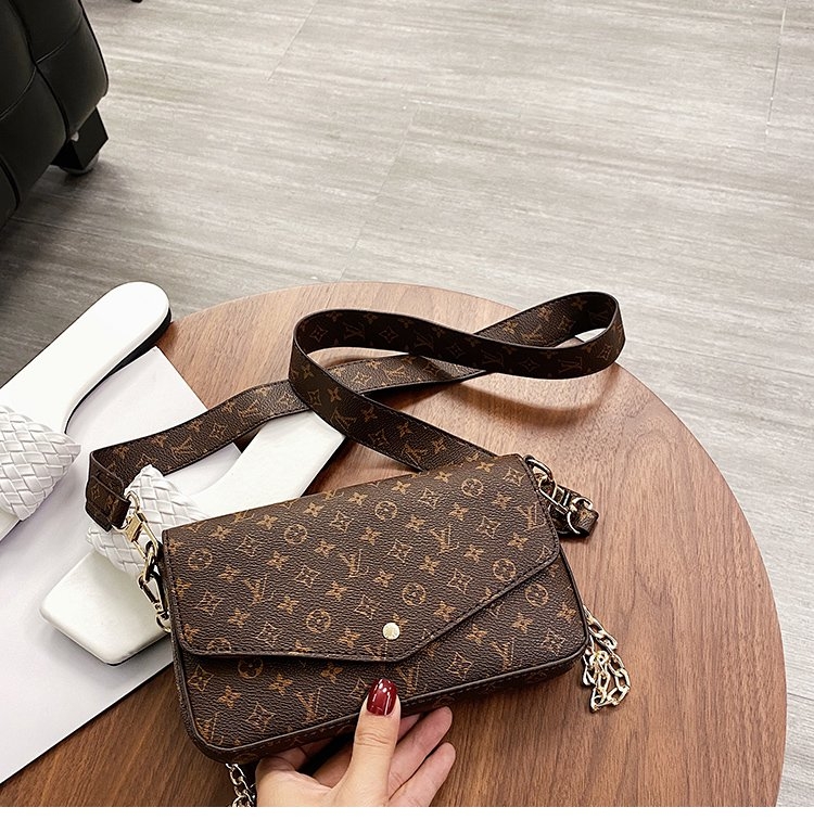 Fashionable ladies' bag chain metal 4 IN 1