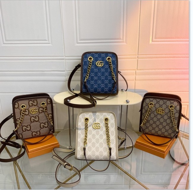 Fashionable ladies' handbags metal chain