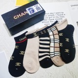 5pcs Spring, summer, pure cotton socks