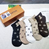 5pcs Spring, summer, pure cotton socks