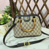 Single shoulder bag ladies fashion With wooden handle