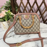 Single shoulder bag ladies fashion With wooden handle