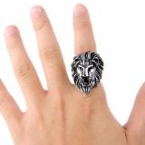 Men's Fashion Cool Gold Plated Lion Ring Design Fashion Jewelry Ring
