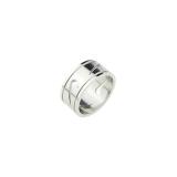 Wind Stainless Steel Matching Ring Trend Hollow Hook Ring For Couples
