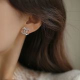 Rhinestone Classic Geometric Personality Earrings