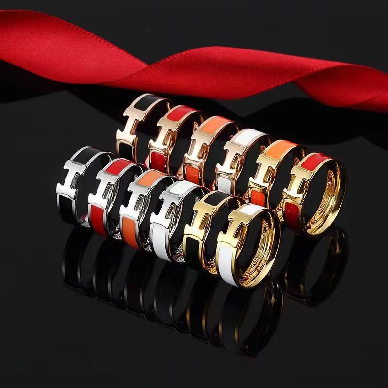 Becky Massey Women's Fashion Classic Titanium Steel Rings