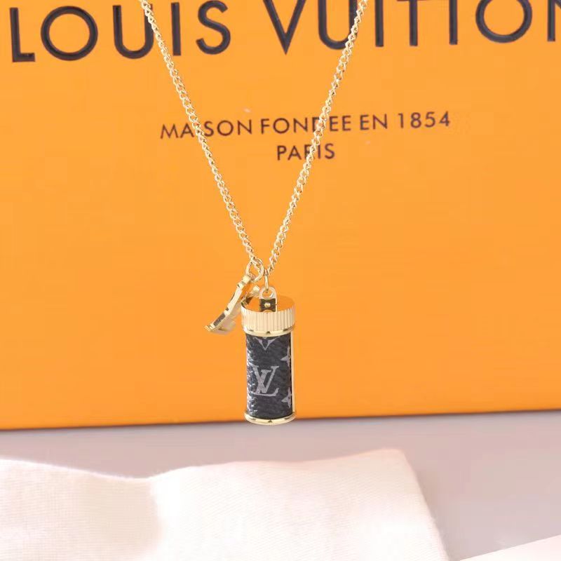 Hot Sale Fashion Necklace Titanium Steel Perfume Necklace Men's Necklace Couple Necklace
