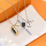Hot Sale Fashion Necklace Titanium Steel Perfume Necklace Men's  Necklace Couple Necklace