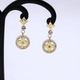 Titanium steel clovers hao stone bracelet earrings necklace suits