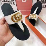 Fashion ladies sandals flip-flops metal buckle(with box)