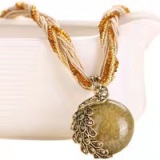 National wind restoring ancient ways jewelry pendants Bohemia necklace alloy jewelry accessories by the peacock