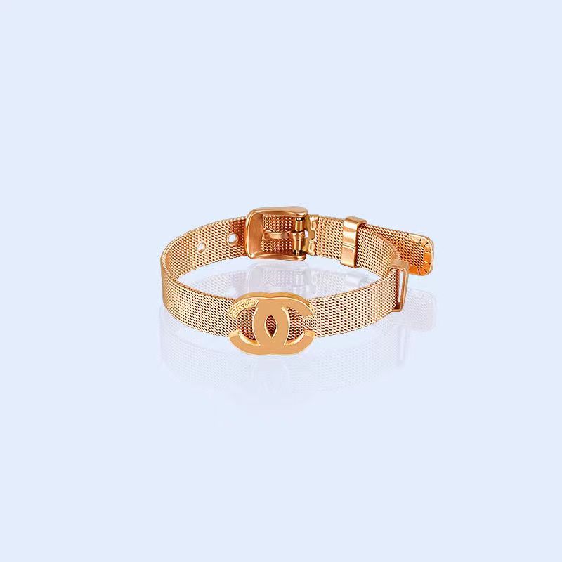 Sweet home high-end stainless steel bracelet strip printing