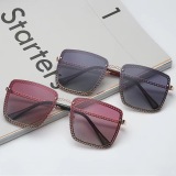 New Fashion Trend Black Super Sunglasses Retro Street Sunglasses