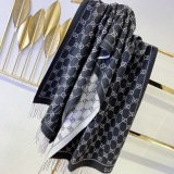 Autumn And Winter New Scarf Gift Style Double-sided Letter Cashmere All-match Warm Shawl