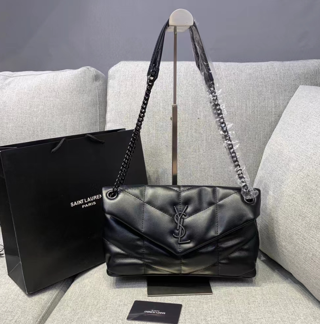 New arrival Yves Saint Laurent Women's velvet handbag panne bags Handbag shopping bag