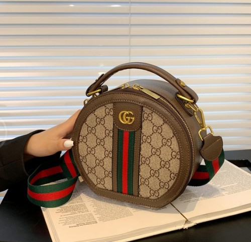 Round Stripe Sholder Bag For Women