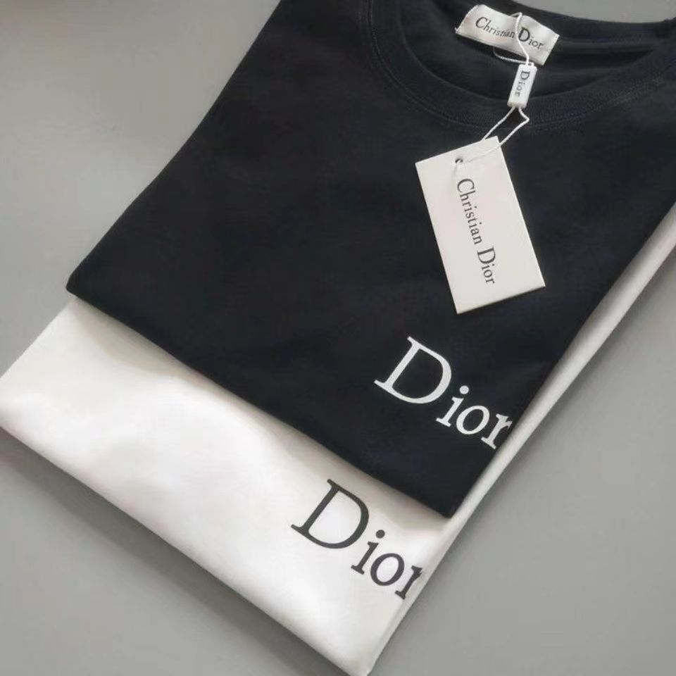 Cotton embroidered shirt, T-shirt, women's doubles C han edition men and women lovers easing trend joker short sleeves