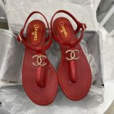 Fashion metal buckles c sandals flip-flops（no box）