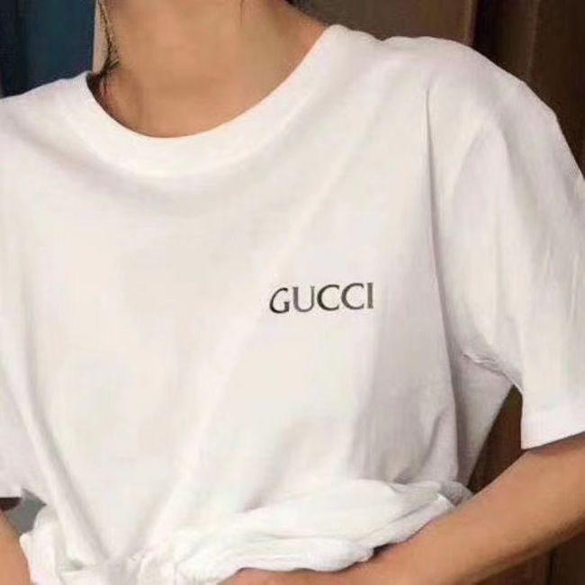 Cotton embroidered shirt, T-shirt, women's edition men and women lovers easing trend joker short sleeves