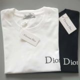 Cotton embroidered shirt, T-shirt, women's doubles C han edition men and women lovers easing trend joker short sleeves