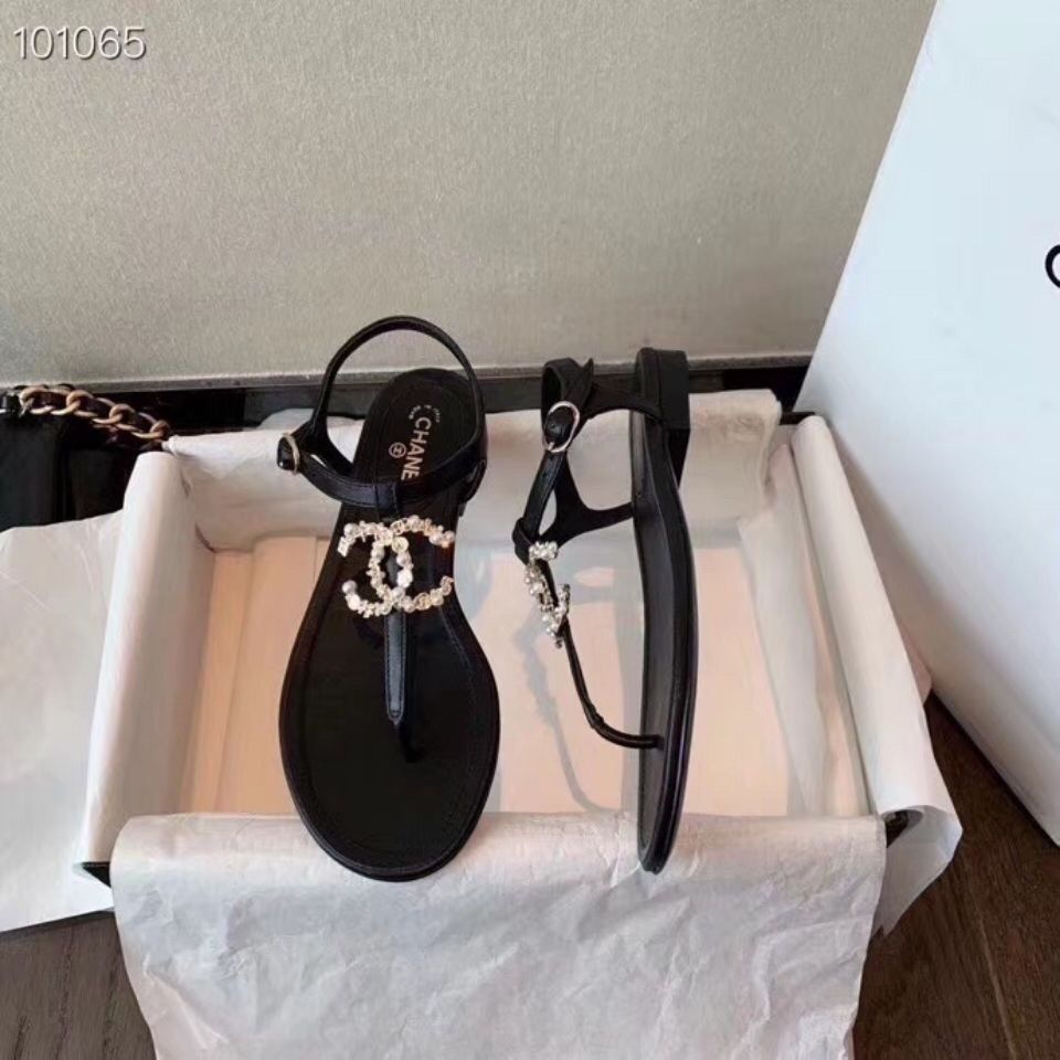 Fashion metal buckles c sandals flip-flops(no box)