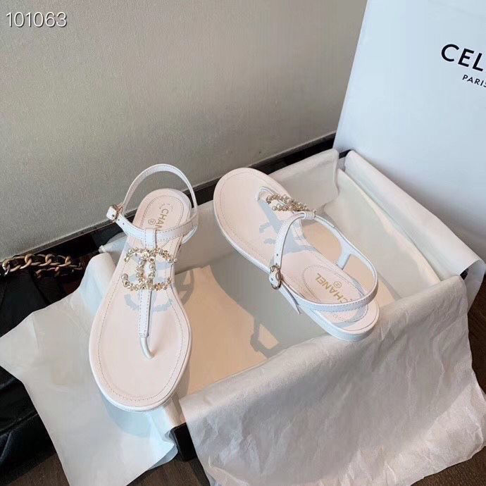 Fashion metal buckles c sandals flip-flops(no box)