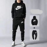 The spring and autumn period and the hooded fleece two suit men's leisure sports pants dress men's fashion suits