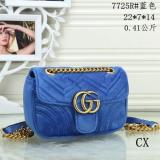 New Veet Size Single Shoulder Women's Bag Original Leather Wave Bag Shoulder（letter GG）