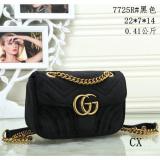 New Veet Size Single Shoulder Women's Bag Original Leather Wave Bag Shoulder（letter GG）