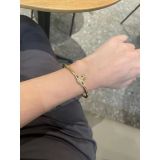 New Vivian Saturn Full Diamond Classic Planet Opening Adjustable Bracelet