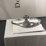 New Vivian Saturn Full Diamond Classic Planet Opening Adjustable Bracelet