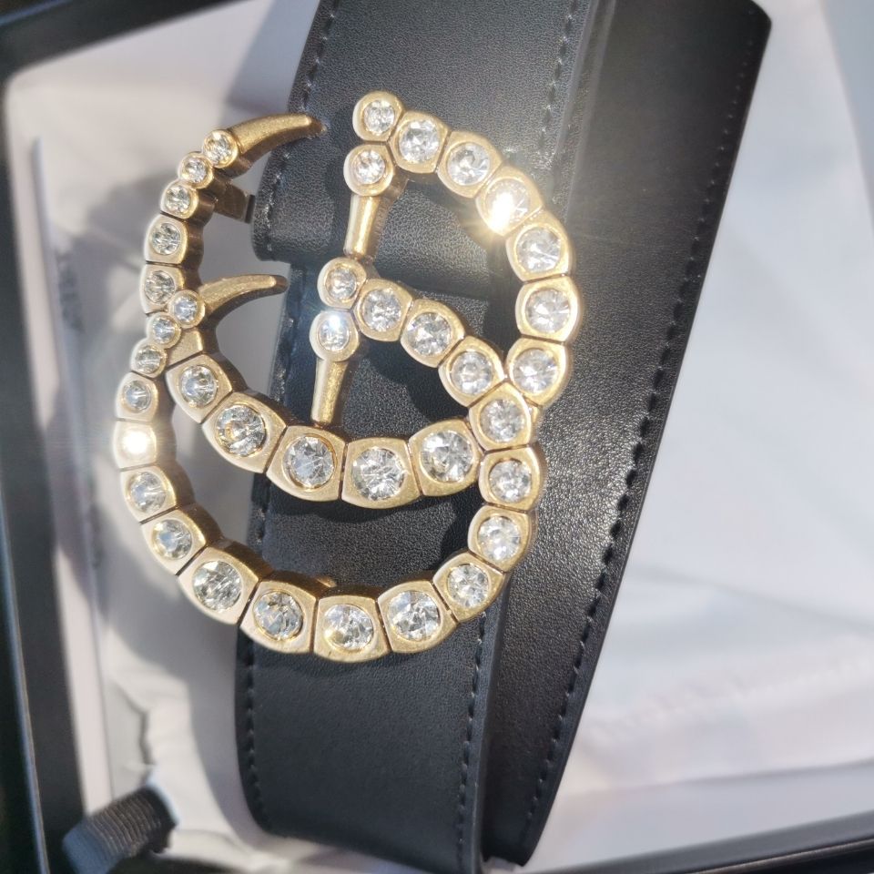 Belt Women's Belt Button PU Belt Fashion Decoration(no box)
