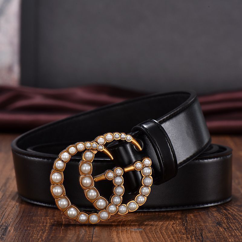 Belt Women's Belt Button PU Belt Fashion Decoration(no box)
