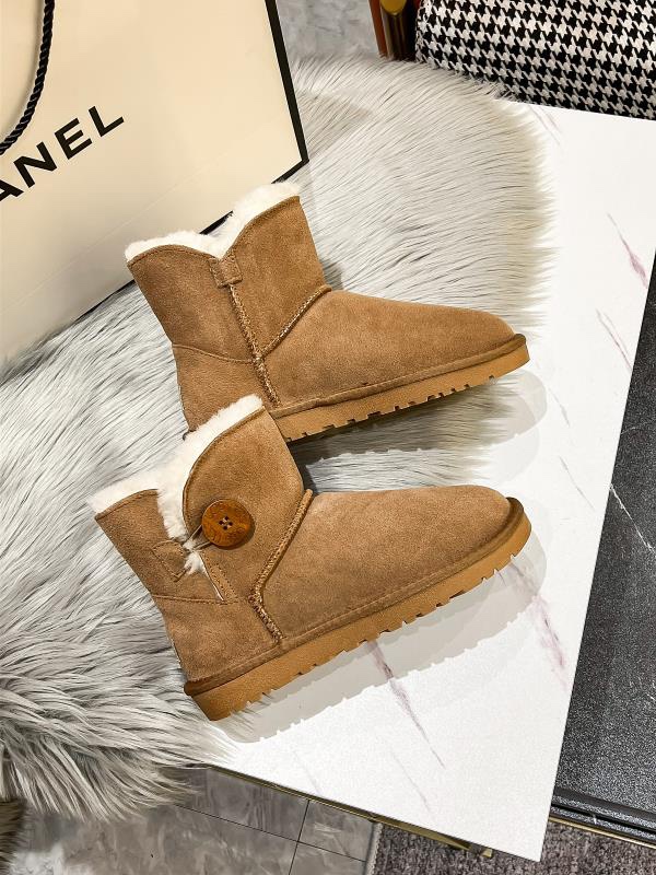 Winter new retro style thick soled fashion simple warm snow boots women's shoes
