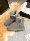 Winter new retro style thick soled fashion simple warm snow boots women's shoes
