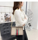 Luxury Classic Pattern Satchel Chain Bags Key Chain Real Leather Designer Crossbody