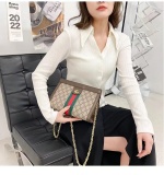 Luxury Classic Pattern Satchel Chain Bags Key Chain Real Leather Designer Crossbody