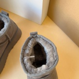 Winter new retro style thick soled fashion simple warm snow boots women's shoes