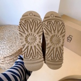 Winter new retro style thick soled fashion simple warm snow boots women's shoes