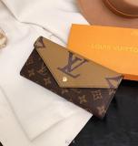 Long Wallet  Card Bag Purse Handbag With Button Buckle