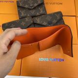 MONOGRAM Victorine Wallet Leather Wallet Women's Short Three-fold Brand Presbyopia(with box)