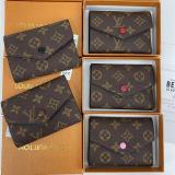 MONOGRAM Victorine Wallet Leather Wallet Women's Short Three-fold Brand Presbyopia(with box)