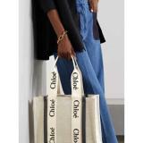 Tote Bag Women's Bag New Canvas Handbag Leather-trimmed Cotton-canvas Tote Bag