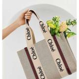 Tote Bag Women's Bag New Canvas Handbag Leather-trimmed Cotton-canvas Tote Bag