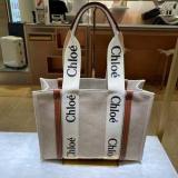 Tote Bag Women's Bag New Canvas Handbag Leather-trimmed Cotton-canvas Tote Bag