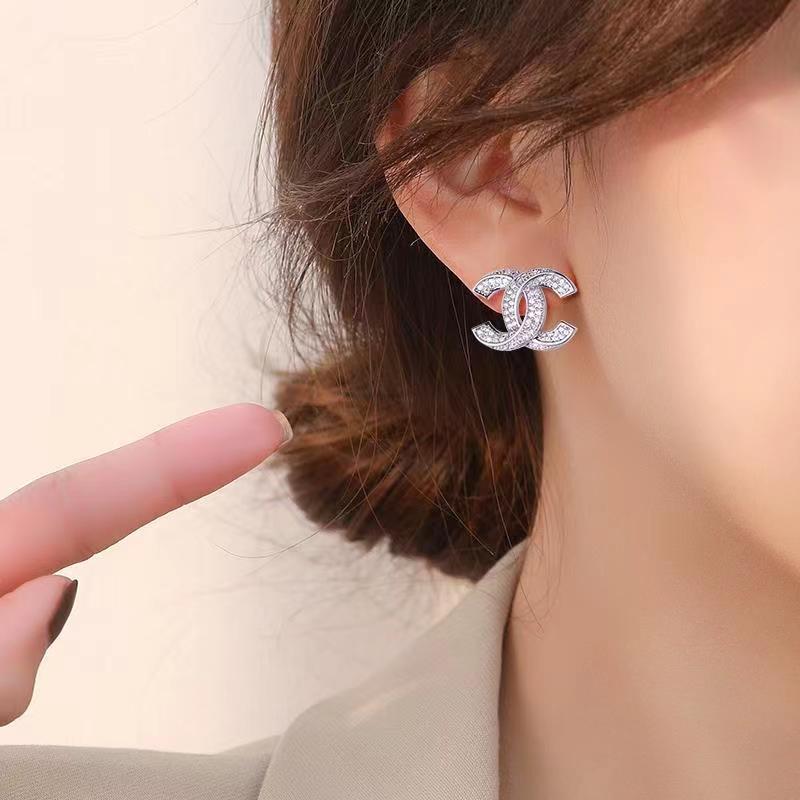 Double C earrings fashion jewellery