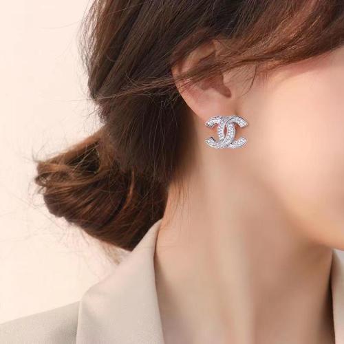 Double C earrings fashion jewellery
