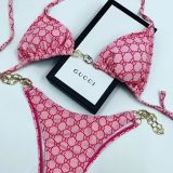 Ladies Swimwear Split Bikini Multicolor Sexy Halter Beach Resort Women