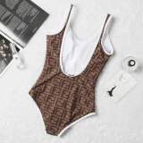 Summer New Luxury Brand Swimsuit Ladies One-piece Swimsuit Letter Printing Ladies Swimsuit