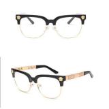 Women Men Sun Glasses Luxury Brand  Round Retro Male UV400 Mirror Clear Lens